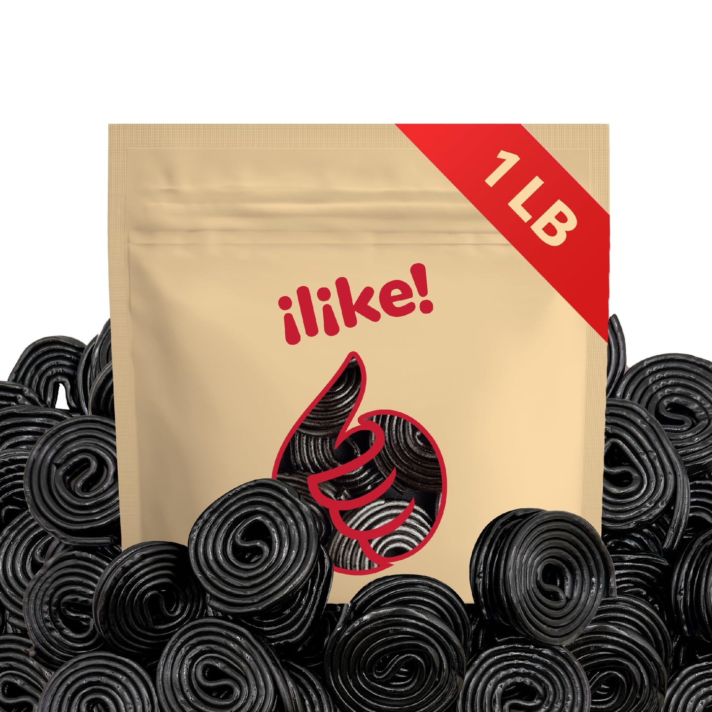 Italian Black Licorice Wheels | 1-Pound Bag | Broadway Wheels Retro Treats