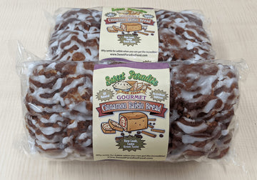 Gourmet Cinnamon Bread | All Natural, Sweet, Delicious, Moist, Unsliced, Freezer Friendly | Sweet Paradise Fine Foods (Cinnamon
