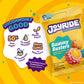 Joyride Innovative Variety 6 Pack - Gummy Busters, Sour Smacks, Sour Worms, Low Calorie Gummy Candy, Low Sugar, Dye Free (6 Item
