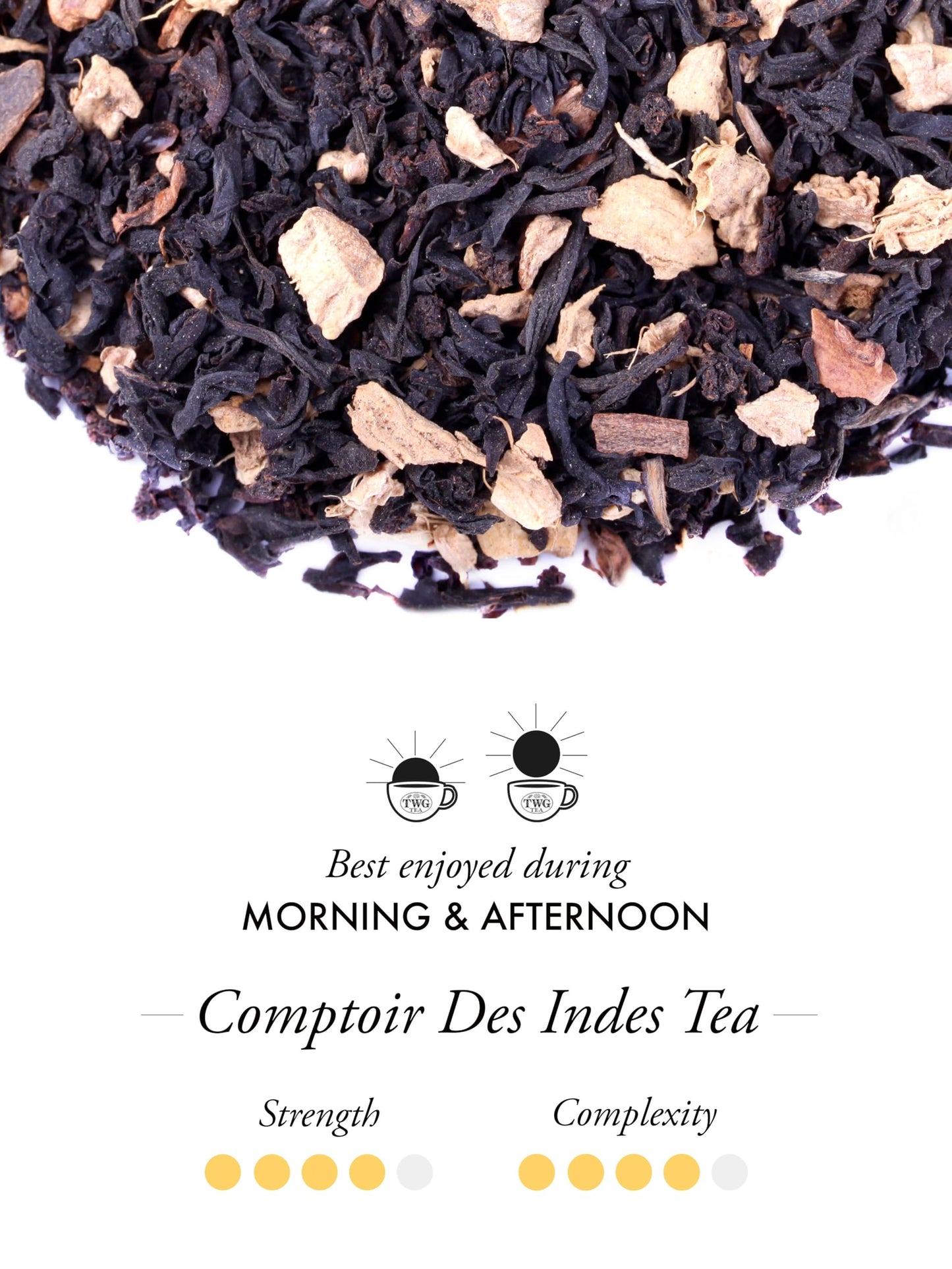 Twg Tea | Comptoir Des Indes Tea | Black Tea | Masala Chai & Spices | 15 Hand Sewn Cotton Teabags | Gift Set