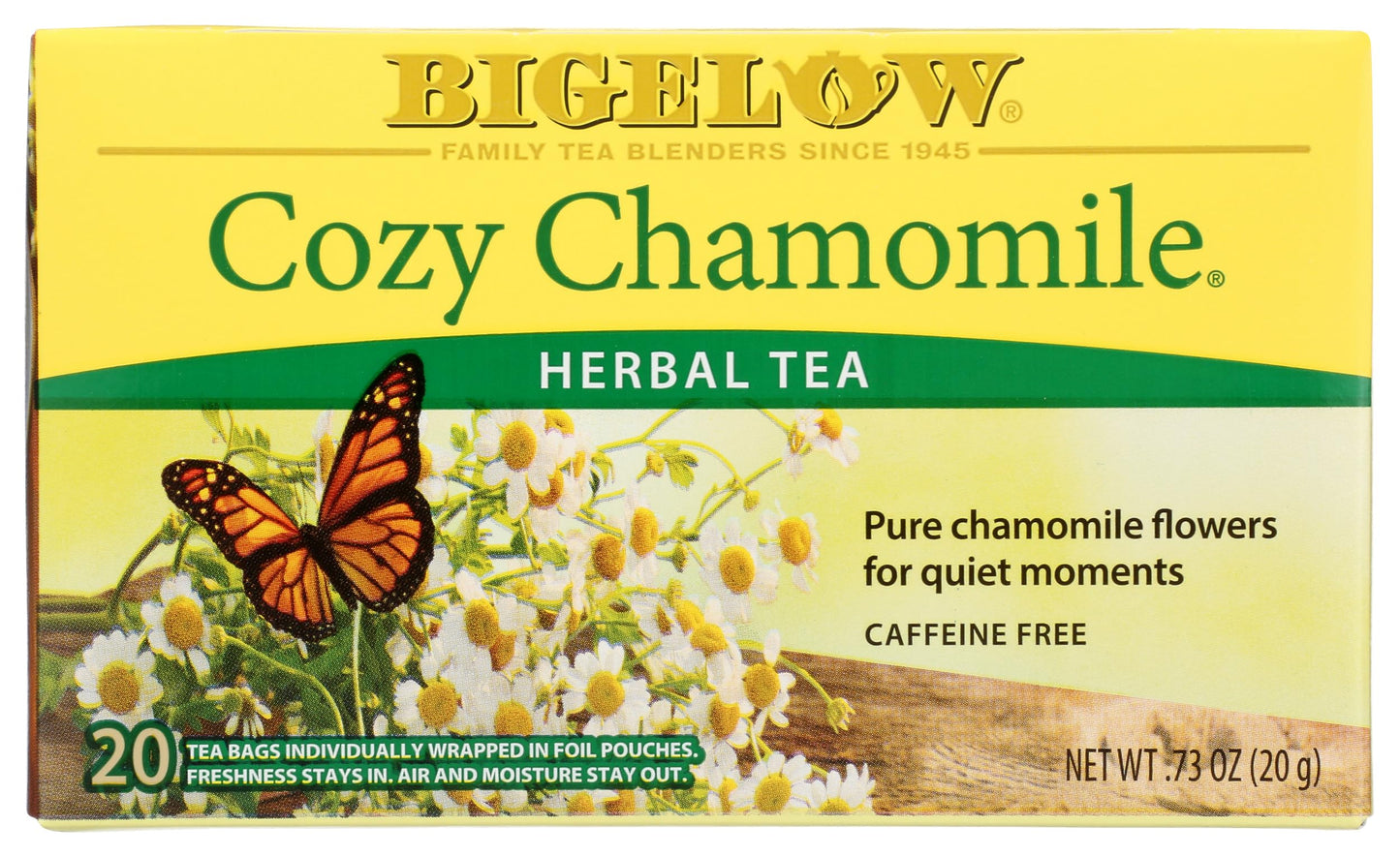 Bigelow, Tea Herb Cozy Chamomile, 20 Bg, (Pack Of 6)