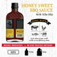 Rufus Teague - Honey Sweet Bbq Sauce - Premium Barbecue Sauce - 15.25 Oz. Bottles - 6 Pack