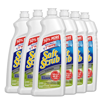 Soft Scrub With Bleach Cleanser, 36 Ounce (Pack Of 6)