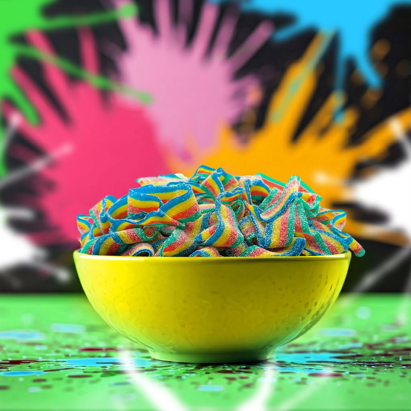 Sourzap Sour Belts | 8-Ounce Pack | Gummy Candy | Assorted Fruit Flavors