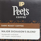 Peets Coffee Major Dickasons Blend K-Cup, Deep Roast, 60 Count, Coffee