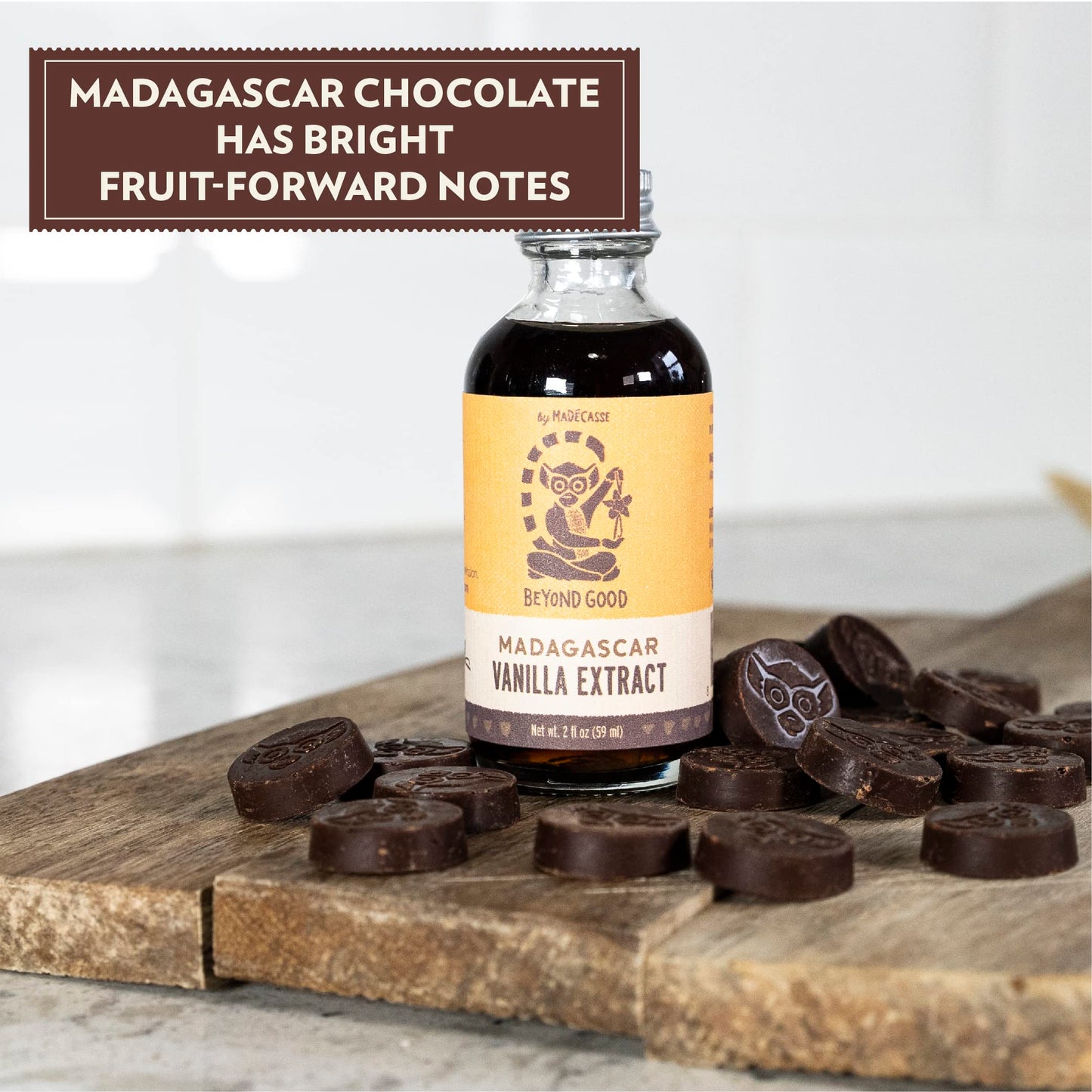 Beyond Good 92% Pure Dark Chocolate Melts, 7oz Pack | Gluten Free, Vegan, USDA Organic, Non-GMO, Single Origin Uganda