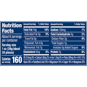 Planters Sea Salt & Vinegar Peanuts (6 oz Canister)