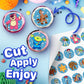 HAPPY CHOICES Edible Cupcake Toppers - Classic Story Theme, 30 Count, Wafer Paper