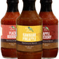 Green Jay Gourmet BBQ Sauce - Sweet Sampler - Smoky Orange, Apple Hickory & Peach Bourbon - 19 Ounces, Pack of 3