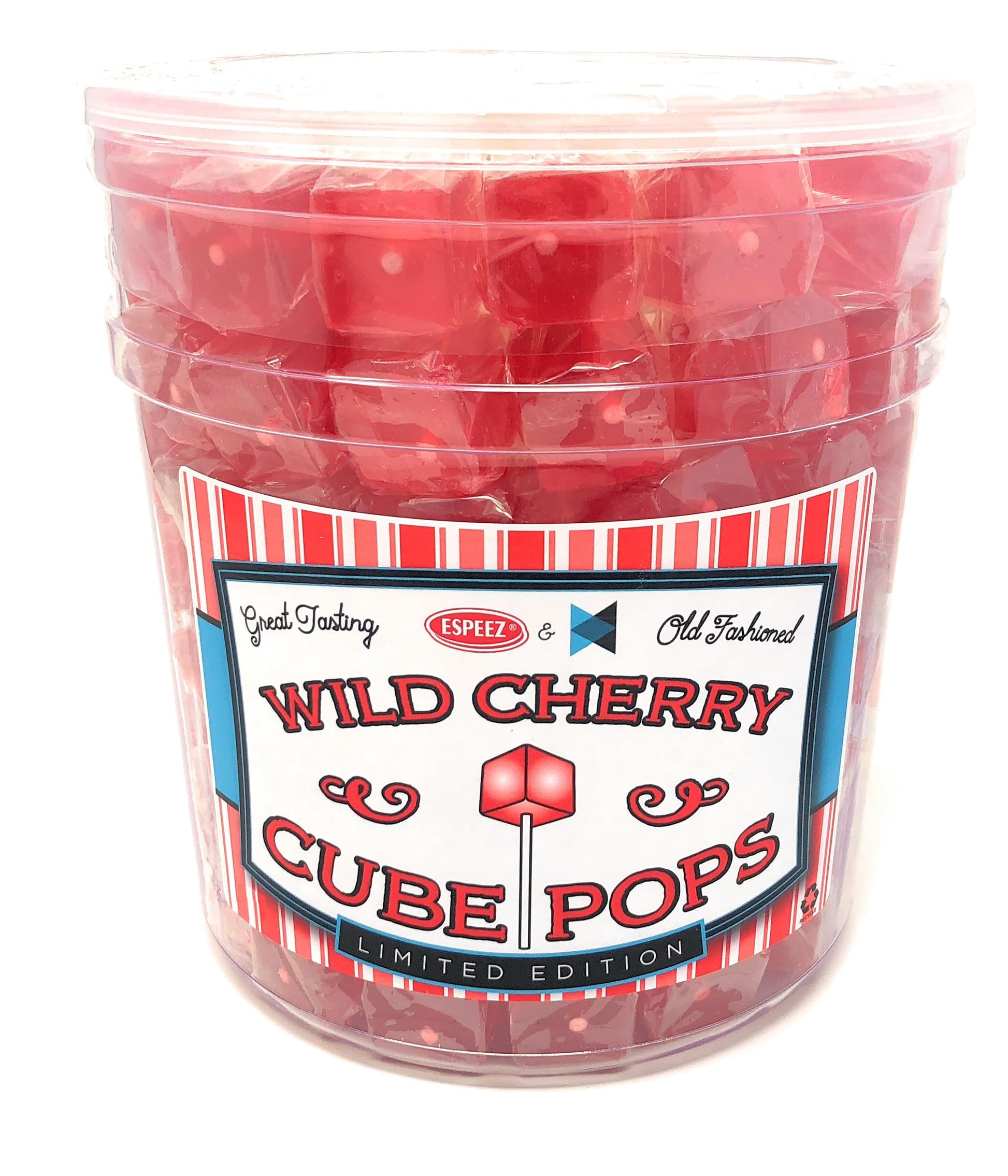 Hard Candy Cube Lollipop Suckers: Individually Wrapped Flavored Sucker Pack by Espeez - Old Fashioned Square Party Pops in Bulk 