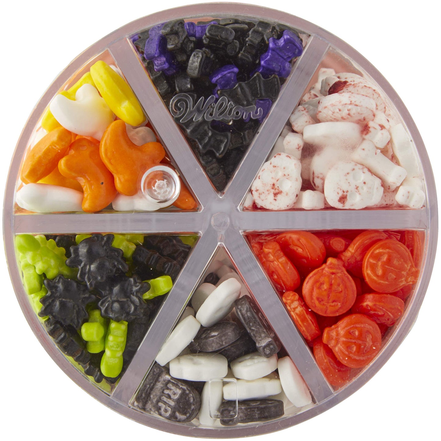 Wilton Sprinkles 5.9Oz, Halloween Shape Mix, 6 Cell