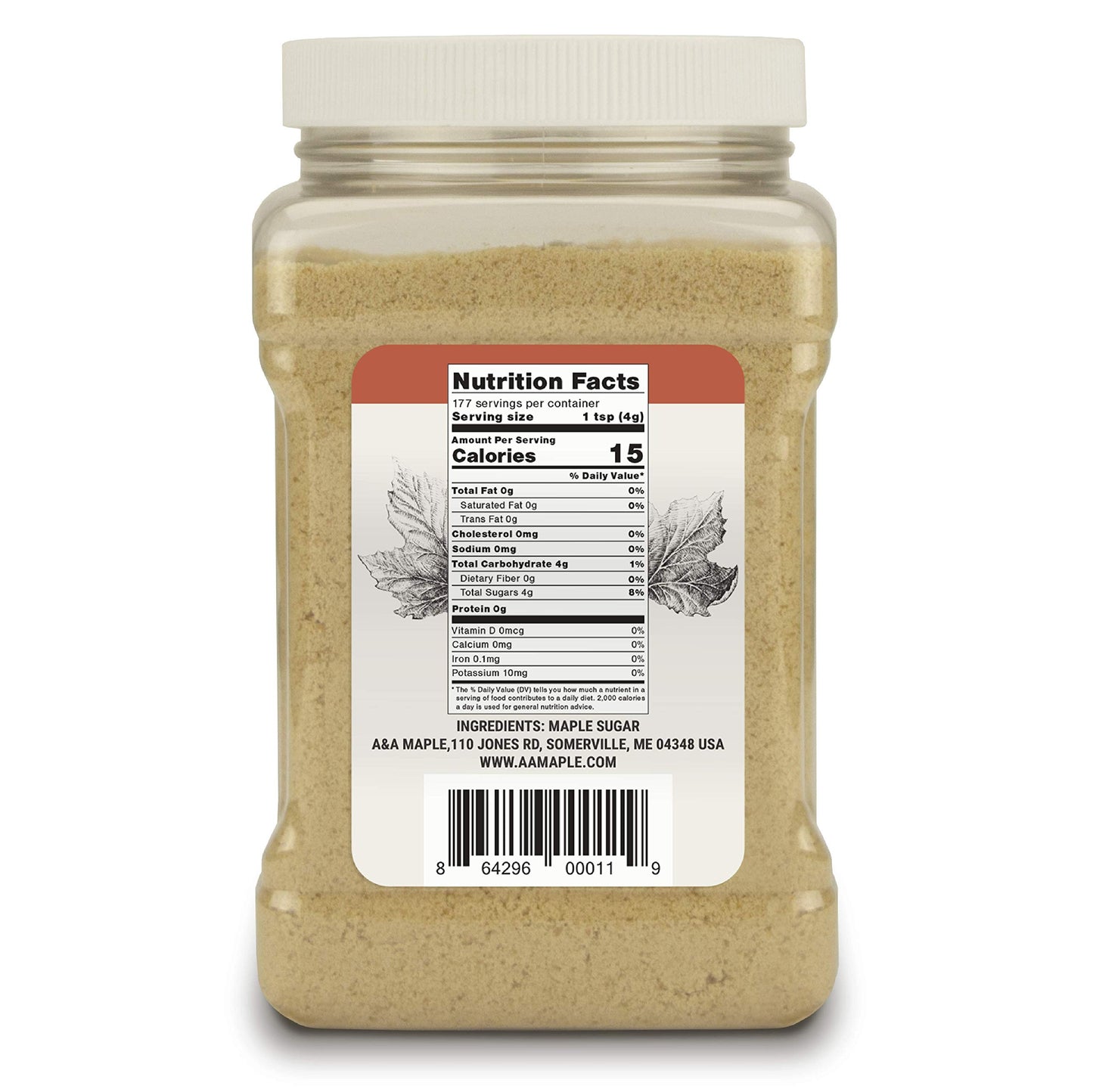 Pure Maple Sugar - 25 Oz - A&A Maple