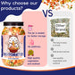 Dehydrated Freeze-Dried Seafood & Vegetable Mix - 100% Natural Ramen Toppings For Soups, 11 Mixed Ingredients, No Additions, Ide
