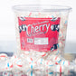 Stewart Old Fashioned Cherry Candy Balls | Individually Wrapped Candy | Pure Cane Sugar Candy | Fat-Free, Cholesterol-Free, Gluten-Free | Classic Soft/Hard Texture, Made In Usa - 27 Oz Tub