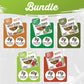 Wild Zora Meat & Veggie Bars, Variety 5-Pack, Natural Pork, Beef, Lamb, & Turkey Jerky Snacks, Healthy Paleo Snacks, Aip Friendl
