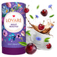 LOVARE Night Beautea Loose Leaf Tea - Ceylon Black Tea with Cherry Berries & Pomegranate Aroma - 80 g - Gift Box with 15 Filters