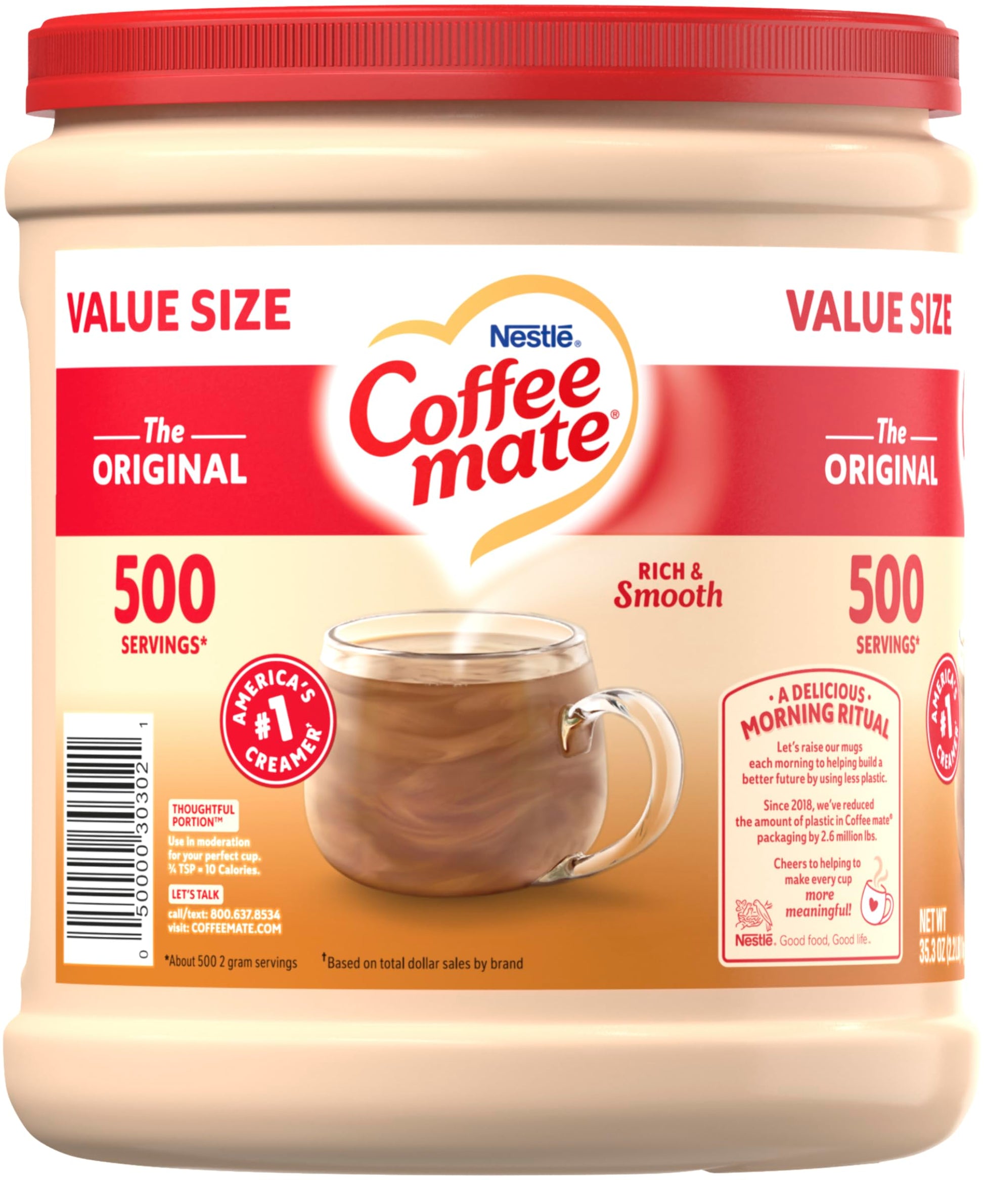 Coffee mate Original Powder Creamer, 35.3 oz Canister
