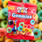 Galerie Froot Loops Gummies, Assorted Real Fruit Juice Flavored Gummy Candy Bags, Cute Christmas Stocking Stuffers Candies For Boys Or Girls, Pack Of 3