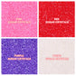 Valentine Sanding Sugar Edible Pink Red Purple Sugar Sprinkles For Cake Decorating Crystal Candy Sparkling Sanding Sugar For Cup