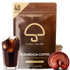 QIN SHAN TANG Decaf Mushroom Instant Coffee, 14 Mushrooms, 4.25 Oz, Energy Focus Immunity, 40 Servings