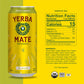 Guayaki Yerba Mate Energy Drink, Bravo Mango, Low Sugar, 150mg Caffeine, 15.5 Fl Oz, Pack of 12