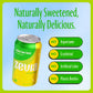 Zevia Zero Calorie Soda  Lemon Lime Twist  12 Ounce Cans (Pack of 6)