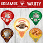 Variety Pack Creamers Liquid Creamer Singles | Gift Assortment Box | Coffee Cream | Sweet and Creamy  Chocolate Caramel  Caramel Macchiato  Original & Irish Cream - No Refrigeration - Box Of 100