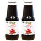 Anna and Sarah 33.8 Oz Organic Pomegranate Juice - USDA Organic Certified - Glass Bottle (2 Pack) No Sugar, No Artificial Colors