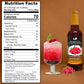 Syruvia Raspberry Syrup - Blue Syrup Flavor, 25.4 Fl Oz - Perfect For Cocktails, Ice Tea, Desserts, Italian Sodas, Ice And More,