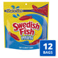 Swedish Fish Mini Soft & Chewy Candy, Share Size, Bulk Candy, 12-12 Oz Bags