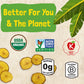 Barnana Himalayan Pink Salt Organic Plantain Scoops, Non Gmo, Gluten Free, 5 Ounces (Pack Of 6)