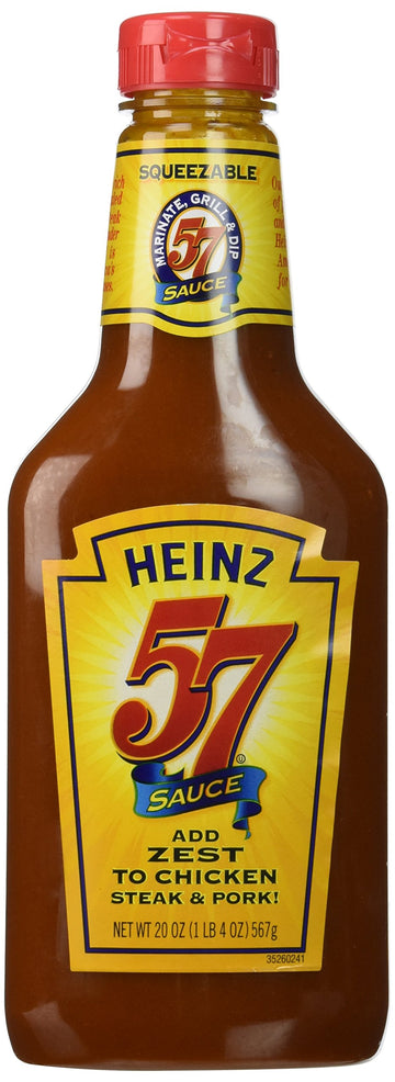 Heinz 57 Sauce, 20-Ounce Squeeze Bottle (Pack of 4)