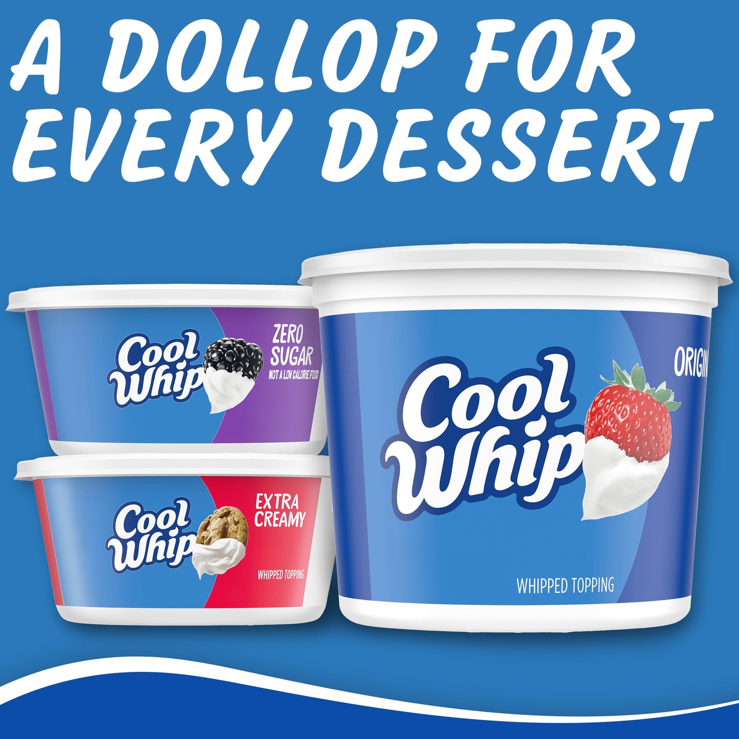 Cool Whip Original Whipped Topping, 16 oz Tub