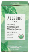 Allegro Tea, Organic Northwest Minty Green Tea Bags, 20 Ct