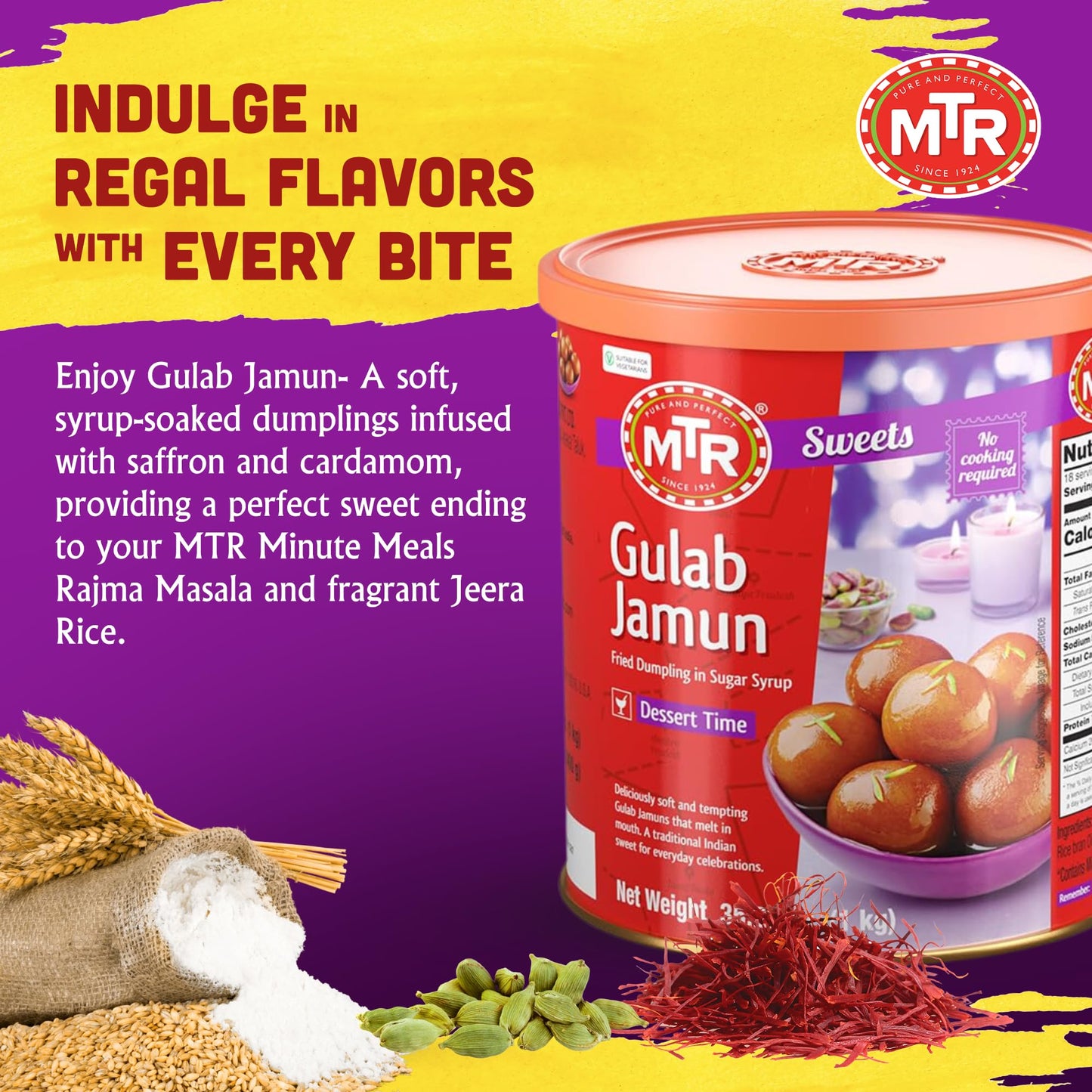 Mtr Gulab Jamun 35.7 Oz (Pack Of 2)