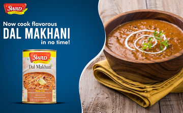 Swad Ready To Eat Dal Makhani Instant Mix Vegetarian Heat & Eat With No Added Preservative - 450 Grams (Pack Of 3)