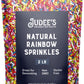 Judee's Natural Rainbow Sprinkles 2 lb - Gluten-Free and Nut-Free - Brighten Up Your Baked Goods - Great for Cookie and Cake Dec