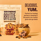 Brownie Brittle - Chocolate Chip Blondie Thin And Crispy Sweet Snacks (Pack Of 6, 5 Oz), Rich Gourmet Brownie Bites Dessert