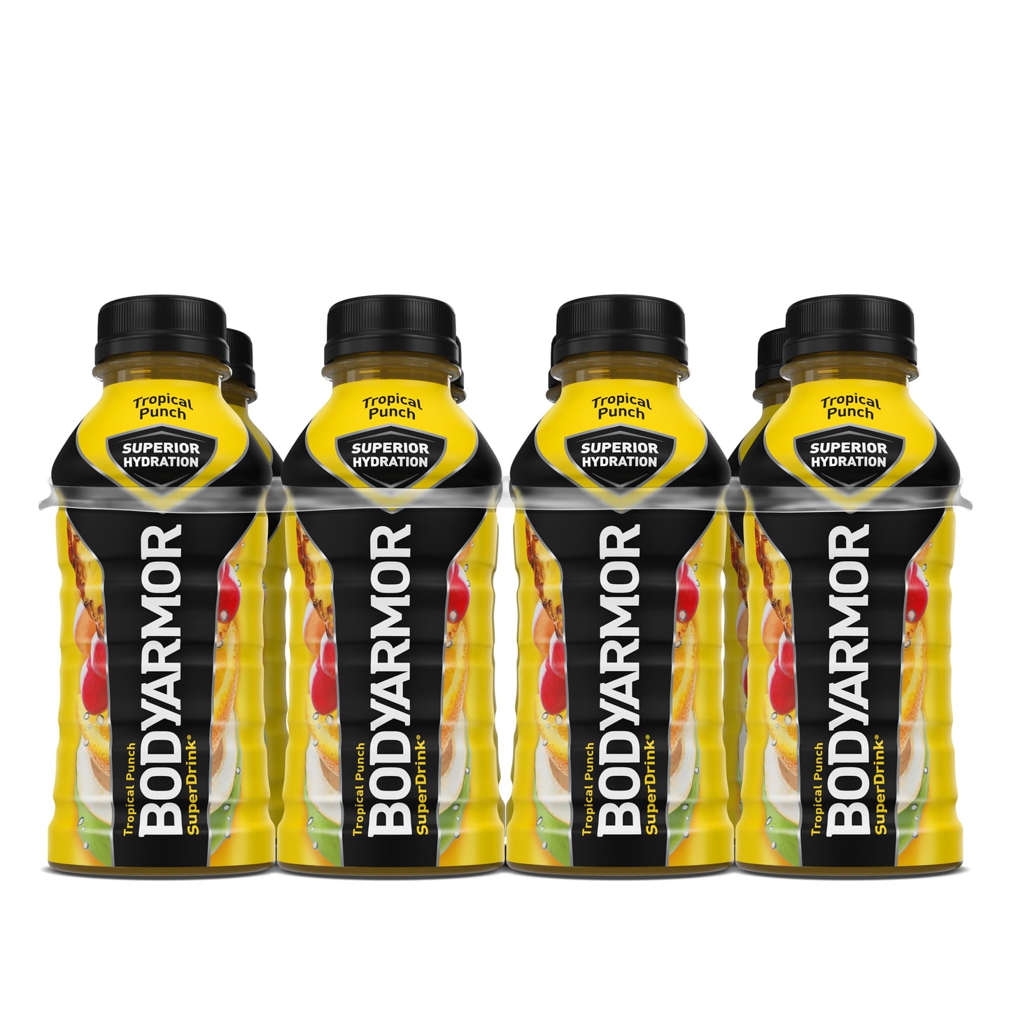 Bodyarmor Sports Drink Sports Beverage, Tropical Punch, Coconut Water Hydration, Natural Flavors With Vitamins, Potassium-Packed Electrolytes, Perfect For Athletes, 12 Fl Oz (Pack Of 8)