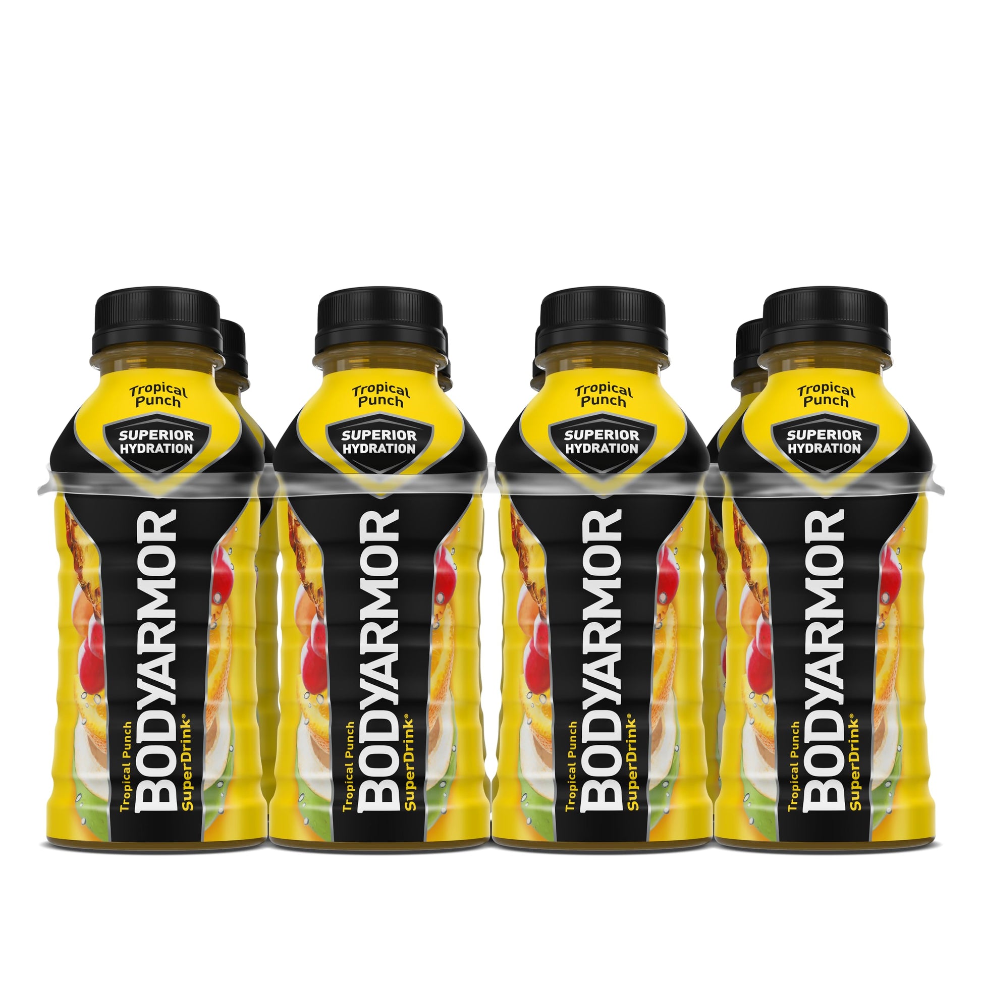 Bodyarmor Sports Drink Sports Beverage, Tropical Punch, Coconut Water Hydration, Natural Flavors With Vitamins, Potassium-Packed Electrolytes, Perfect For Athletes, 12 Fl Oz (Pack Of 8)