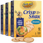 Shibolim Unsalted Whole Spelt Crackers, 5 Calorie Cracker, 6oz (3 Pack) Wholesome, Sodium Free, Tasty & Crisp Spelt Crackers, Gr