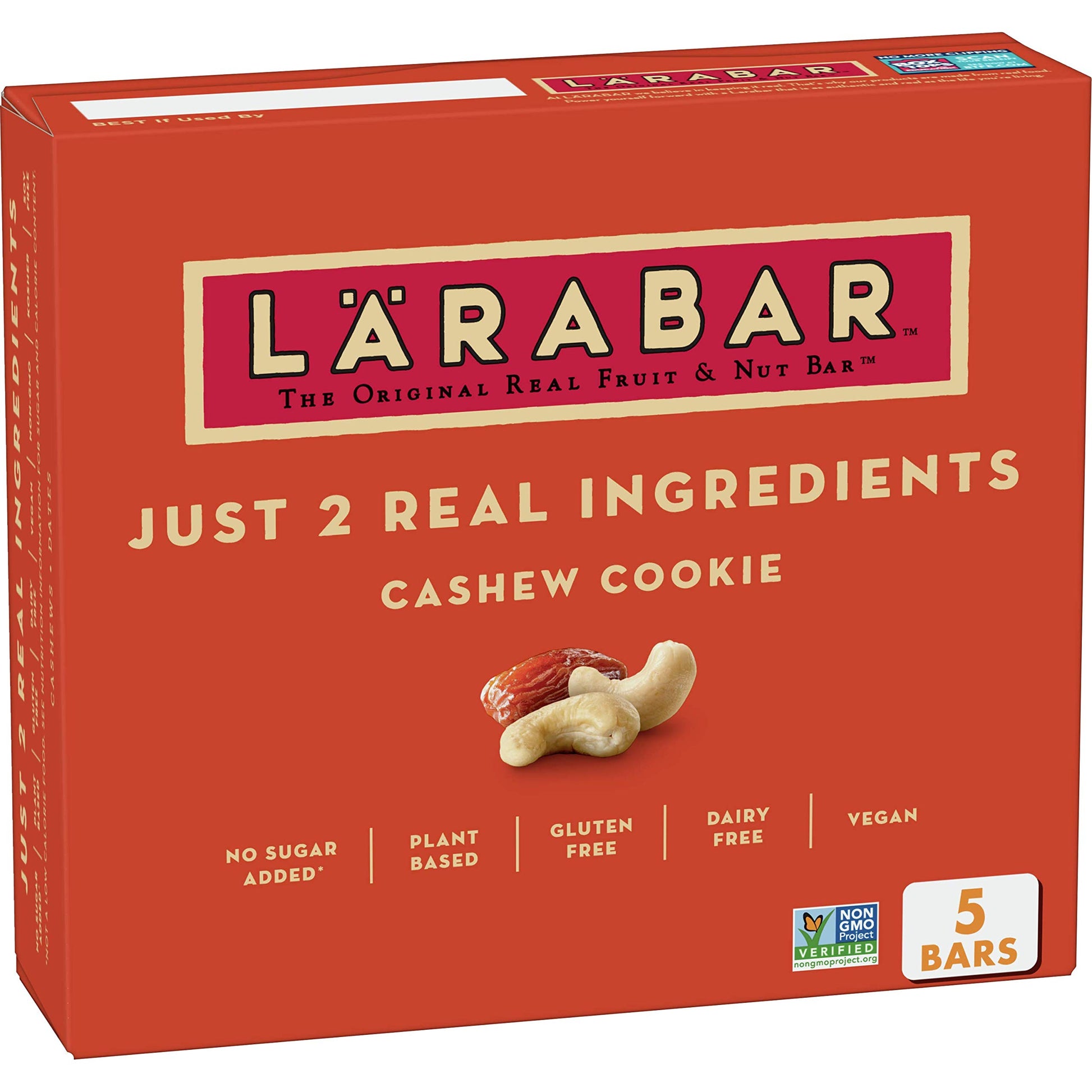 Larabar Fruit And Nut Bars Cashew Cookie, 8.5 Oz (Pack Of 5)
