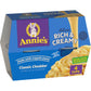 Annies Classic Cheddar Mac and Cheese with Organic Pasta, 10.4 oz, 4 Cups, Made with Real Cheese