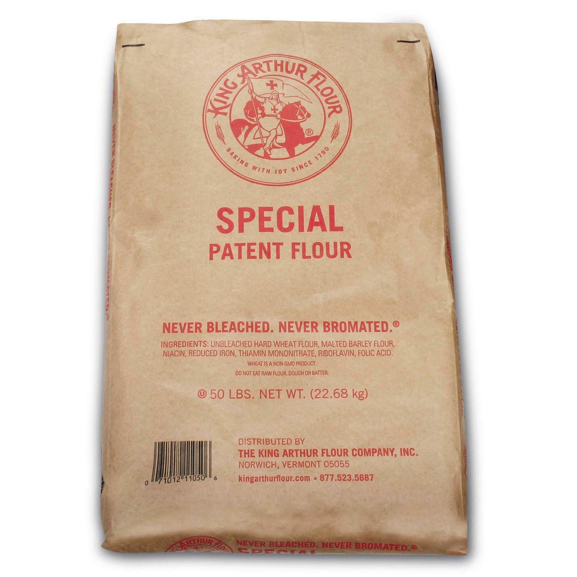 King Arthur Flour Special Patent Flour - 50 lb Bag - 800 Ounce Pack