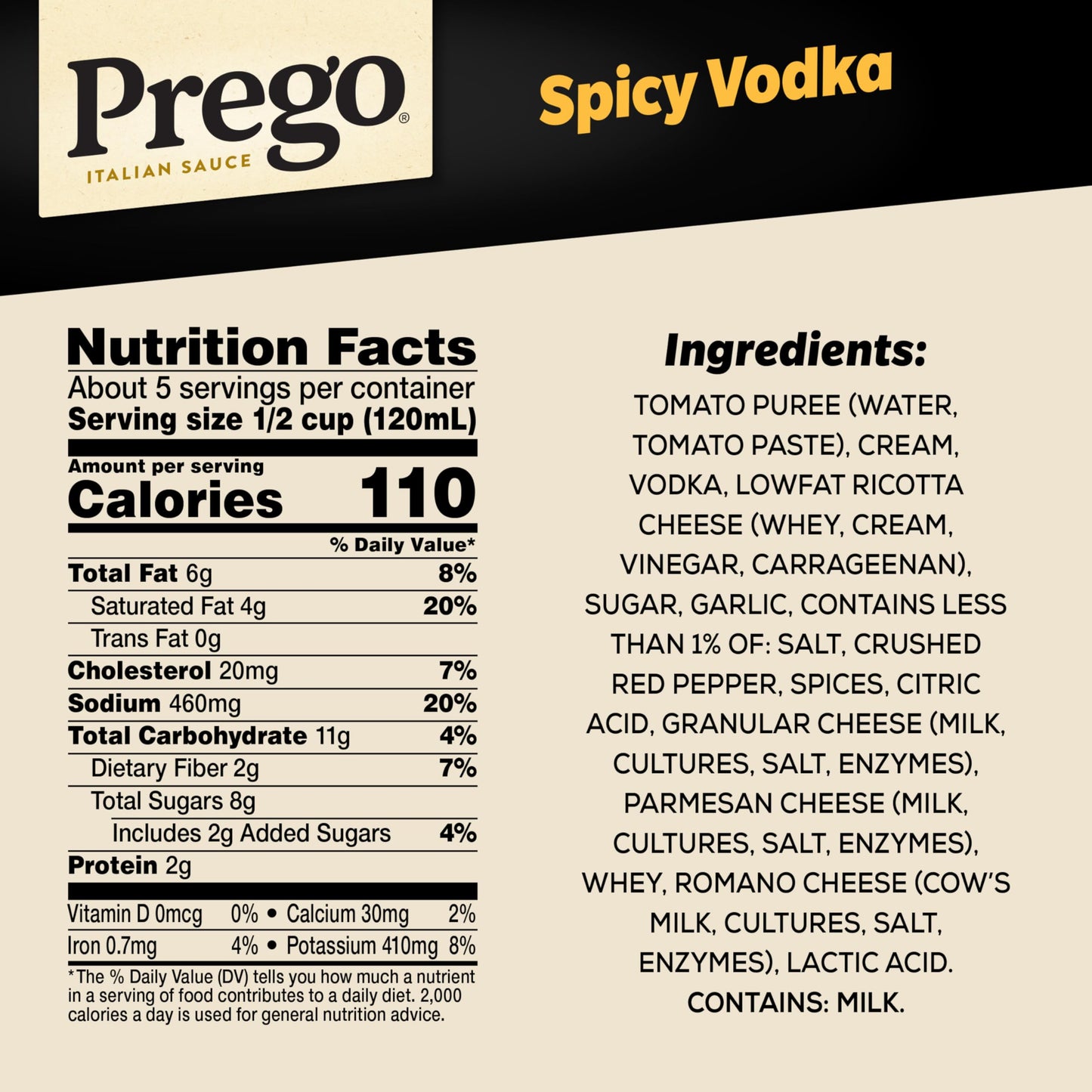 Prego Spicy spirit-inspired flavor Pasta Sauce  23.75 oz Jar (6 Pack)