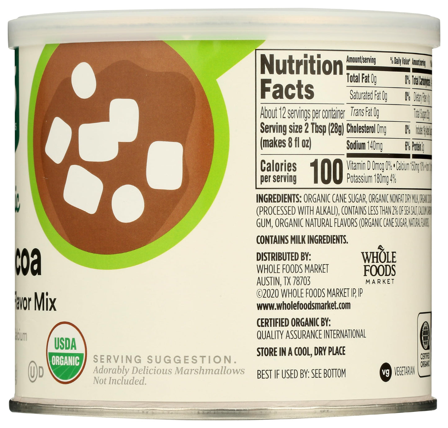 365 By Whole Foods Market, Organic Rich Hot Cocoa Mix, 12 Ounce