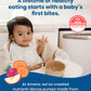 Amara Organic Baby Food - Stage 2 - Sweet Potato Raspberry - Baby Cereal To Mix With Breastmilk, Water - Baby Food Pouches Made