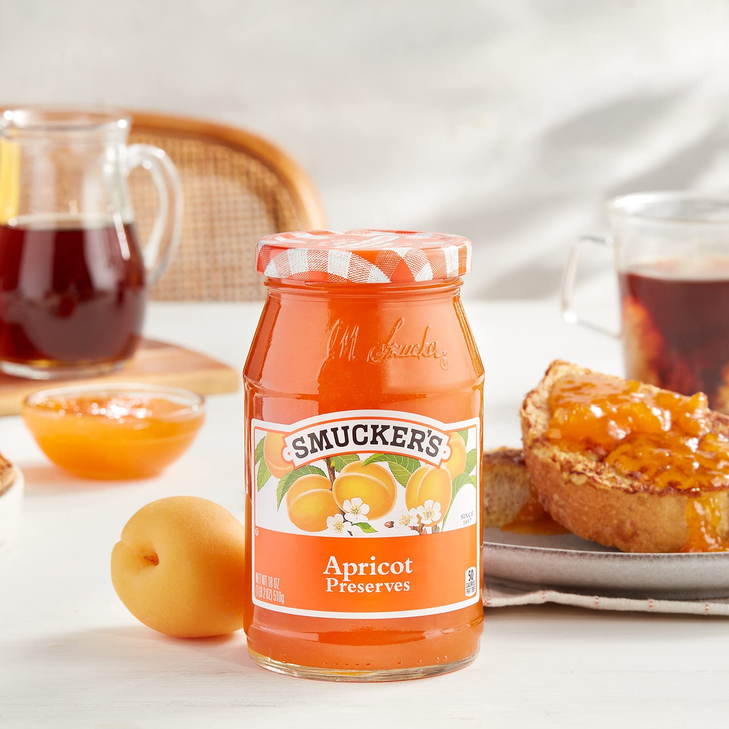 Smucker'S Apricot Preserves, 18 Ounces (Pack Of 6)