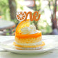 1Pc Little One Cake Topper Glitter Orange First Birthday Cake Pick Decorations For Citrus Fruit Theme Baby Shower Kids Birthday