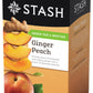 Stash Tea Green Tea, Ginger Peach With Matcha, 18 Ct